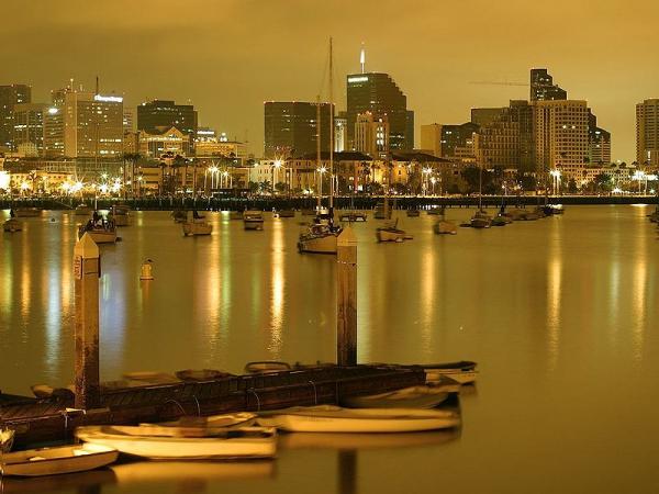 San Diego Skyline at night