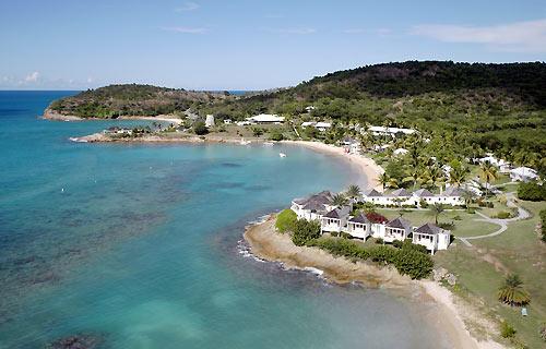 Antigua ariel view