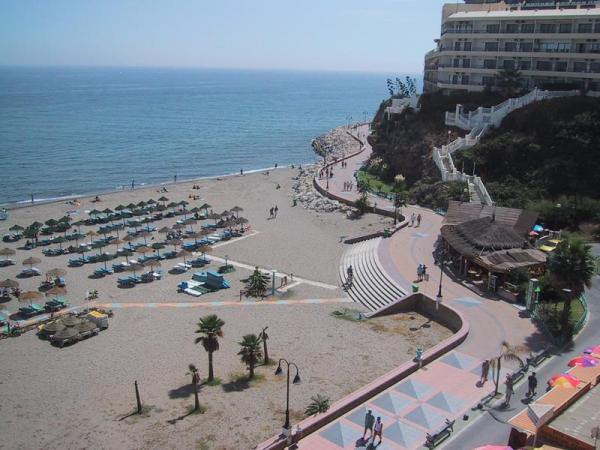 Torremolinos boats on the beach