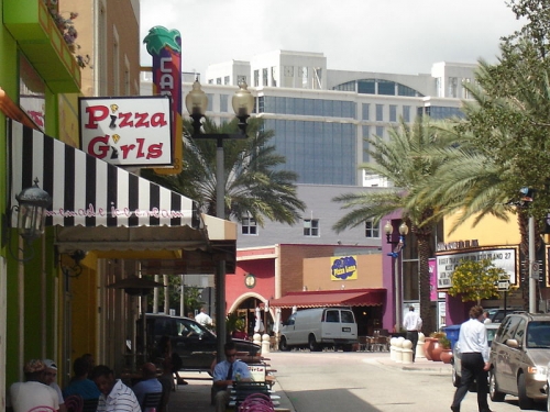 Vue du nord de West Palm Beach