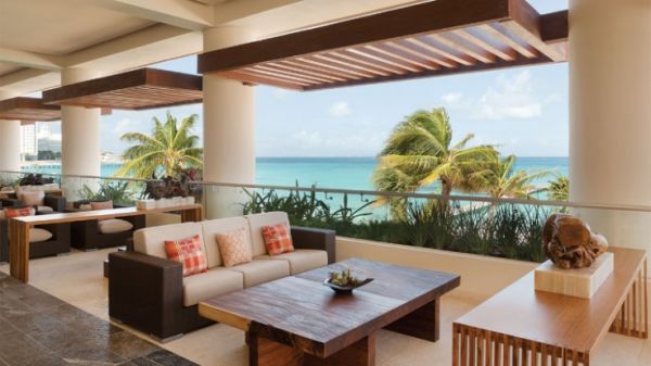 Turquoize at Hyatt Ziva Cancun extérieur aérienne