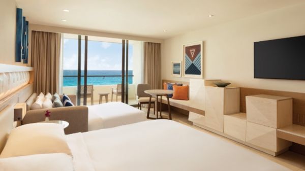 Turquoize at Hyatt Ziva Cancun extérieur aérienne