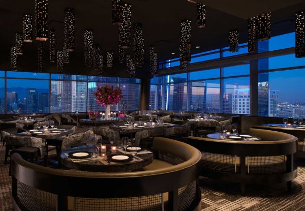 JW Marriott Los Angeles L.A. Live exterior aerial