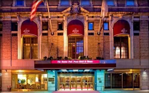 Park Plaza And Towers exterior at night 