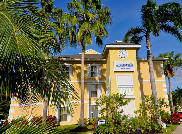 Sunshine Suites Resort entrance