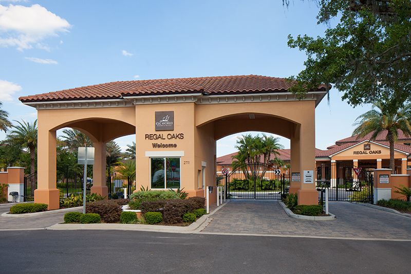 Regal Oaks A Clc World Resort entrance