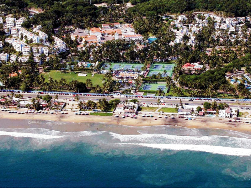 Hotel Gran Festivall beach aerial