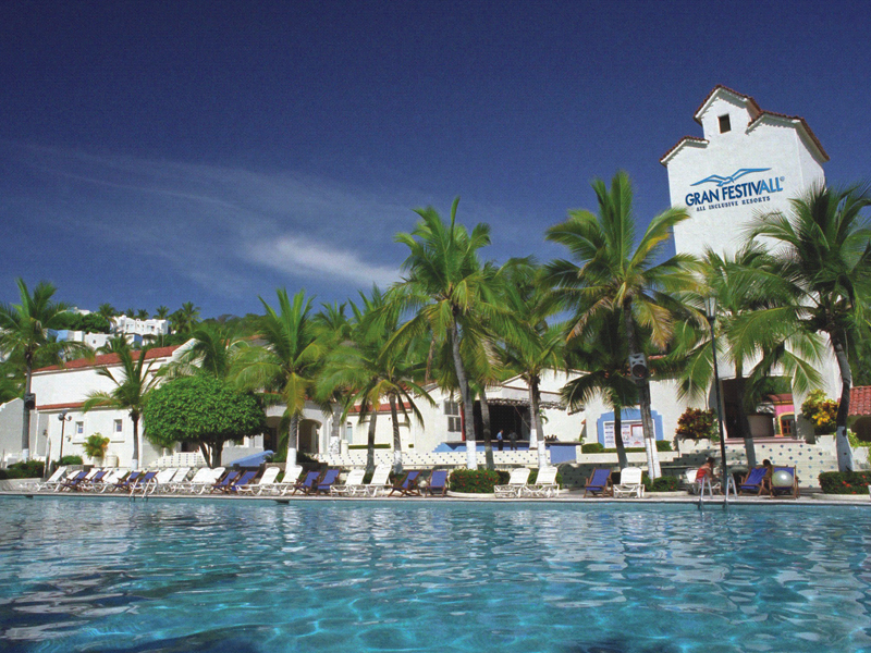 Hotel Gran Festivall beach aerial