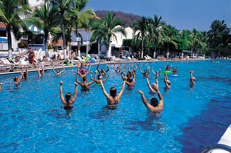 Hotel Gran Festivall beach aerial