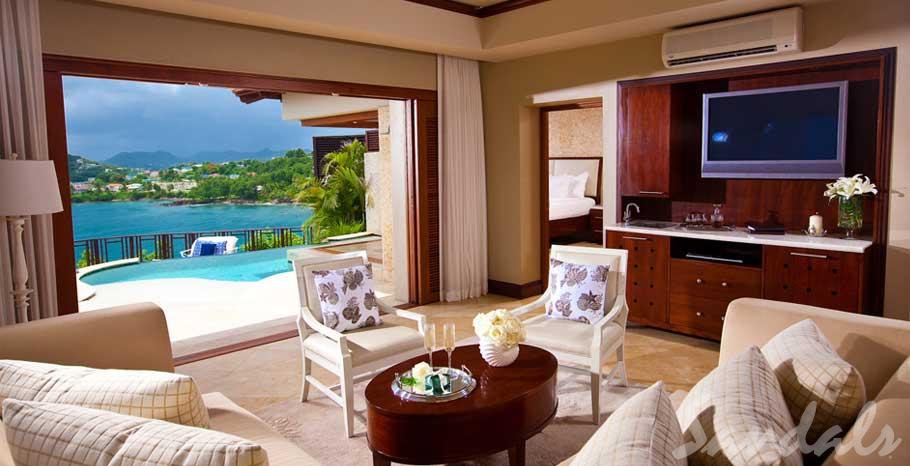 Sandals Regency La Toc Spa And Beach beach